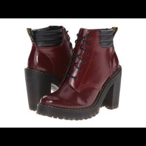 Dr. Martens Persephone Booties, Burgundy